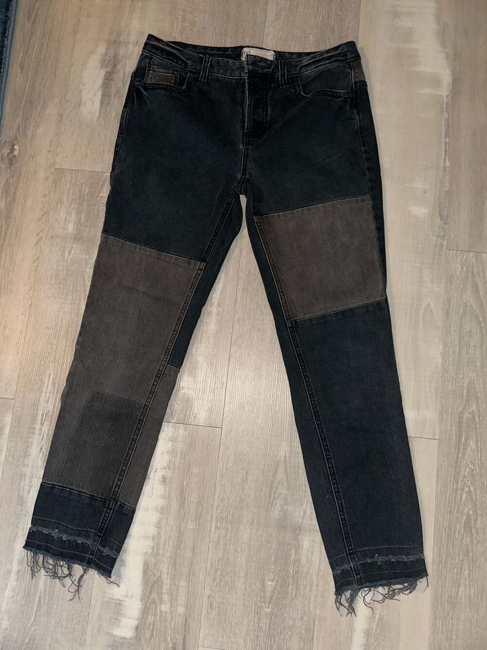 Free People Patchwork Denim Jeans Size 29